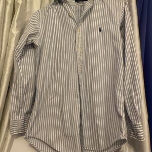 Ralph Lauren Blue and White Striped Shirt
15 32/33